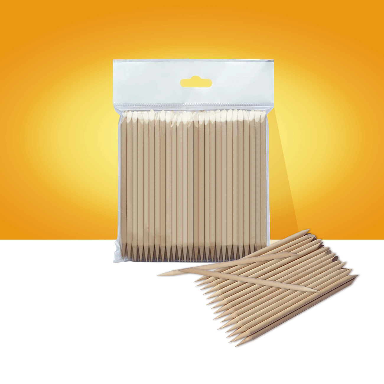 46deb3a48e35cb418d1c15759beca697 Betisoare de portocal EXPERT 110 mm (100 buc) - imagine 1