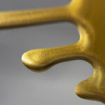 Gel metalic Gold MOOZ ,5 g - imagine 4