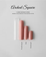 Tipsuri Reutilizabile Arched Square, Trendy Nails