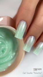 Souffle gel Pistachio 15 ml, Trendy Nails - imagine 3