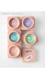 Souffle gel Bubblegum 15 ml, Trendy Nails - imagine 6
