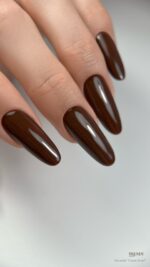 Oja Semipermanenta Classic Brown 8ml, Trendy Nails - imagine 2