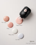 Builder/Hard Gel Ice Milk 15ml, Trendy Nails - imagine 2