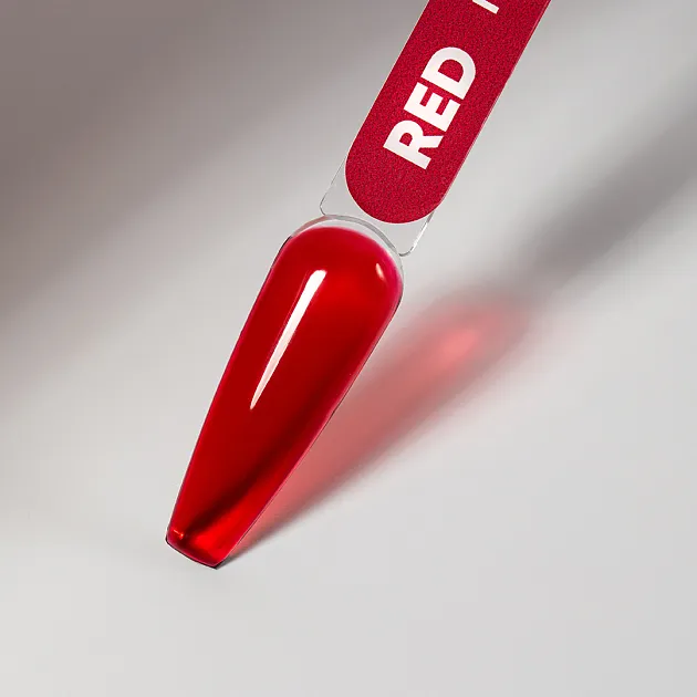 RED_01 Oja Semipermanenta Red Glass , 8ml, Patrisa Nail - imagine 1
