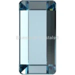 Serinity Flatback Crystals Aquamarine Baguette 5 buc, Bluestreak