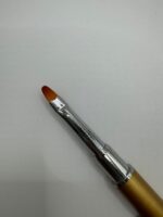 Pensula Gel Oval 6, GOLD - imagine 3