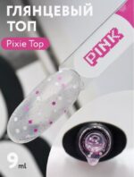 Top Coat PIXIE Pink MOOZ ,9ml - imagine 5