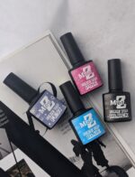 Top Coat PIXIE Black MOOZ ,9ml - imagine 3