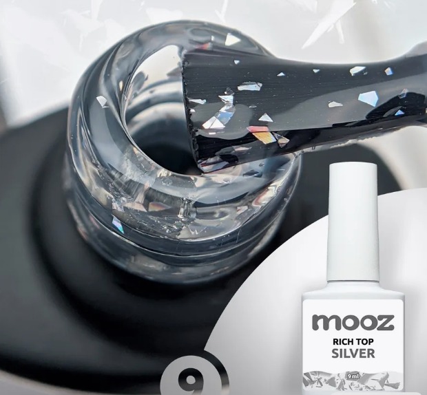 WhatsApp Image 2024-12-13 at 20.56.22 Rich Top Coat Silver MOOZ ,9ml - imagine 1