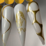 Gel metalic Gold MOOZ ,5 g - imagine 3