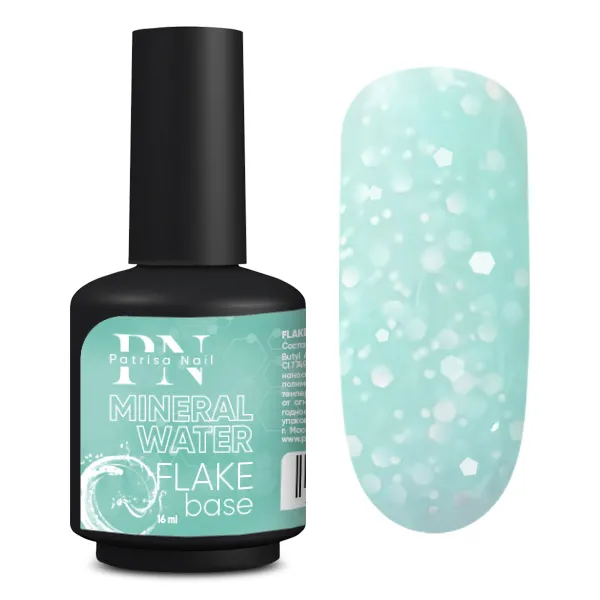 flake_base_mineral_water_16_ml Baza Flake Mineral Water, 16ml, Patrisa Nail - imagine 1