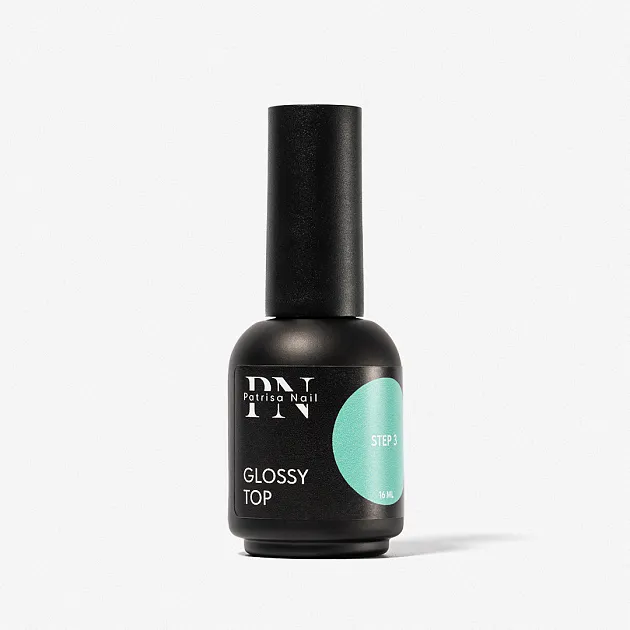 glossy-top-ultraglyantsevyy-top-bez-lipkogo-sloya-16-ml Glossy Top Ultra-lucios 16 ml , Patrisa Nail - imagine 1