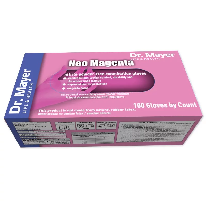 manusi-examinare-nitril-nepudrate-neo-magenta-marimea-s-dr-mayer Manusi Nitril Neo Magenta, Marimea S Dr. Mayer - imagine 1