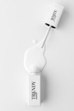 Oja Semipermanenta White French 8ml, Trendy Nails - imagine 2