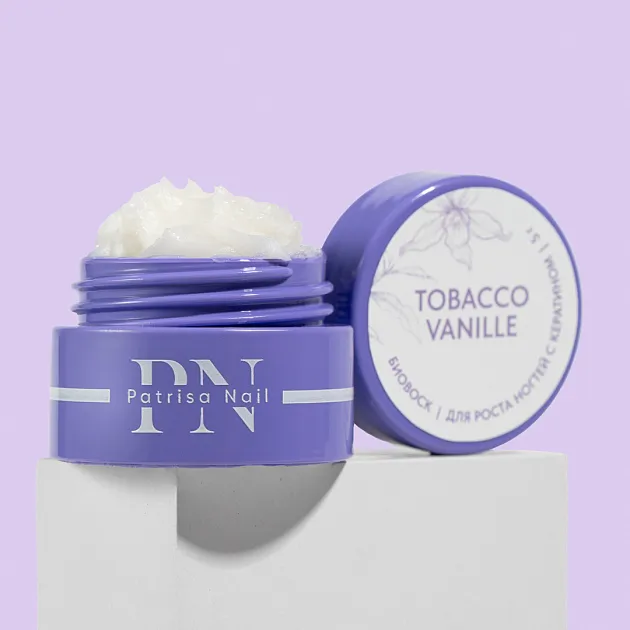 Ceară bio pentru întărirea unghiilor Tobacco Vanille, 5g, Patrisa Nail - imagine 1