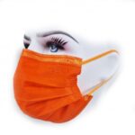 Set 50, Masti Medicale Tip IIR 4 Straturi Portocaliu Serix