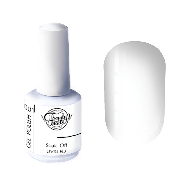 001-1.png Oja Semipermanenta 001, 15ml, Trendy Nails - imagine 1