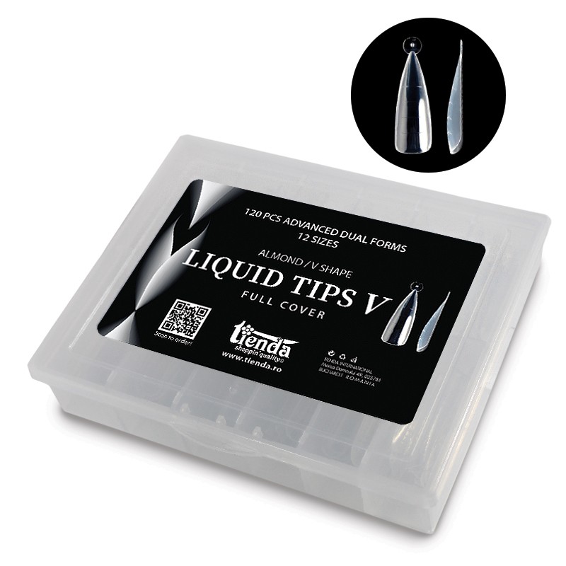 18816-thickbox.jpg Liquid Tips V Set 120buc 12 Marimi Reutilizabile, Gelaxyo - imagine 1