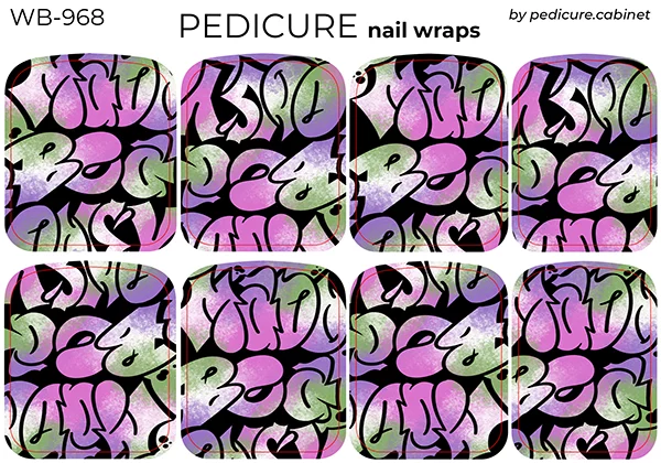 23111109.webp Wraps Graffiti WB968, Pedicure Cabinet - imagine 1