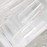 MOOZ gel tips, square shape, transparent, 550 pcs - imagine 2