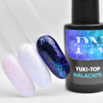 Yuki top Malachite fara strat lipicios, 8ml, Patrisa Nail - imagine 5