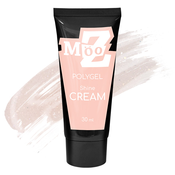 85f129fc8a884e20b49e1858c641e24e Polygel MOOZ Cream shine, 30 ml - imagine 1