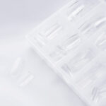 Tipsuri din gel transparent forma patrat 240 buc, Patrisa Nail - imagine 4
