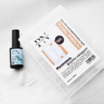 Tipsuri din gel alb laptos forma patrat 120 buc, Patrisa Nail - imagine 4