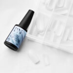 Tipsuri din gel alb laptos forma patrat 120 buc, Patrisa Nail - imagine 2