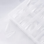 Tipsuri din gel transparent forma migdala 240 buc, Patrisa Nail - imagine 4