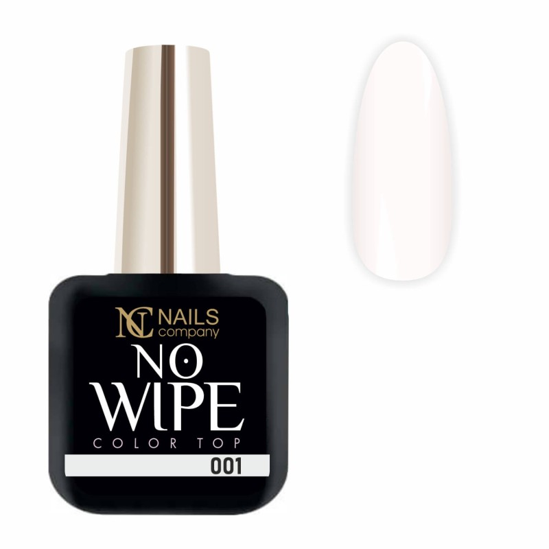 COLOR-TOP-No-Wipe-001-11ml-800x800-1.jpg Top Color No Wipe 001 White, Nails Company - imagine 1