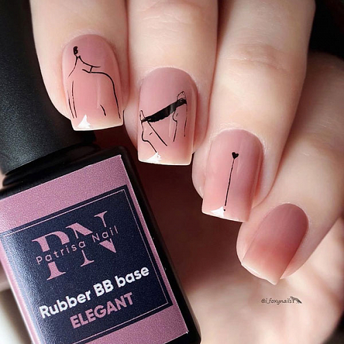 Elegant-2.jpg Baza Rubber Elegant 30ml, Patrisa Nail - imagine 1