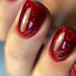 Baza Flake Granat, 8ml, Patrisa Nail - imagine 5