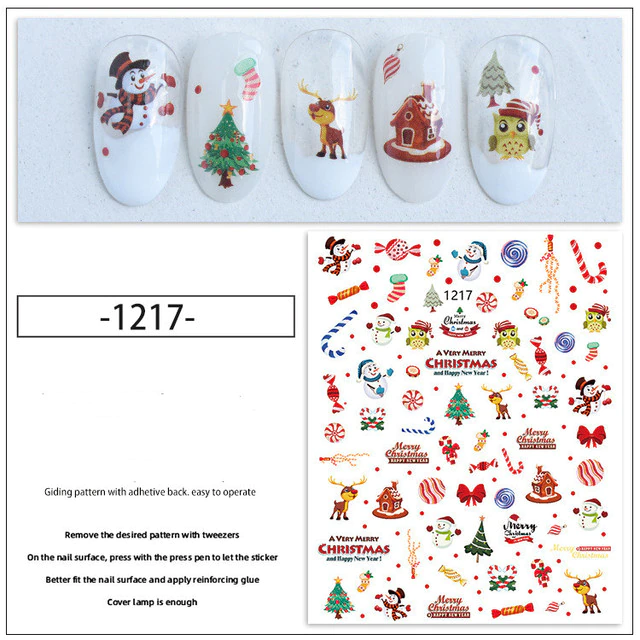 New-Christmas-Nail-Slider-Santa-Elk-Snowman-New-Year-Nail-Design-Big-Size-Full-Cover-Water.jpg_640x640-1.webp Abtibild Unghii Joyful Craciun 1217 - imagine 1