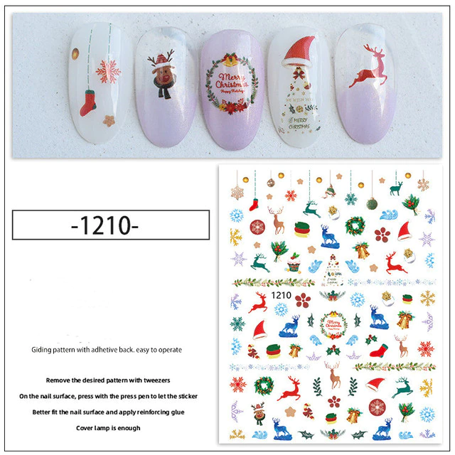 New-Christmas-Nail-Slider-Santa-Elk-Snowman-New-Year-Nail-Design-Big-Size-Full-Cover-Water.jpg_640x640.webp Abtibild Unghii Joyful Craciun 1210 - imagine 1