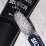 Acrygel Silver Flash, 30ml, Patrisa Nail - imagine 3