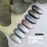 Oja Semipermanenta Magic Cat Silver, 8ml, Patrisa Nail - imagine 2