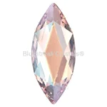 Serinity Flatback Crystals Vintage Rose Shimmer Marquise, 2buc, Bluestreak
