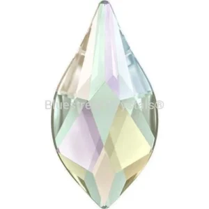 Serinity Flatback Crystals Crystal AB Flame, 2buc, Bluestreak