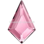 Serinity Flatback Crystals Light Rose Kite 2 buc, Bluestreak