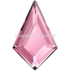 Serinity Flatback Crystals Light Rose Kite 2 buc, Bluestreak