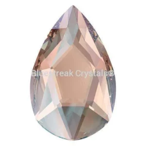 Serinity Flatback Crystals Vintage Rose Shimmer Pear 2 buc, Bluestreak