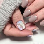 Gel Polish Lip Cream 741 Velvet Teddy, Milk - imagine 2
