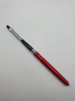 Pensula Pentru Gel Cu Capac Patrat Nr.6 (Visiniu)
