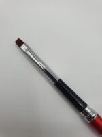 Pensula Pentru Gel Cu Capac Patrat Nr.4 (Visiniu) - imagine 2