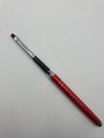 Pensula Pentru Gel Cu Capac Patrat Nr.4 (Visiniu)
