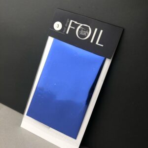 Foil Design 3 Indigo, Trendy Nails