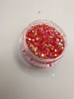 Paiete Sclipici Holografic Rosu 006