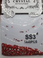 Cristale Nail Art SS3 Rosu 1440buc - imagine 2