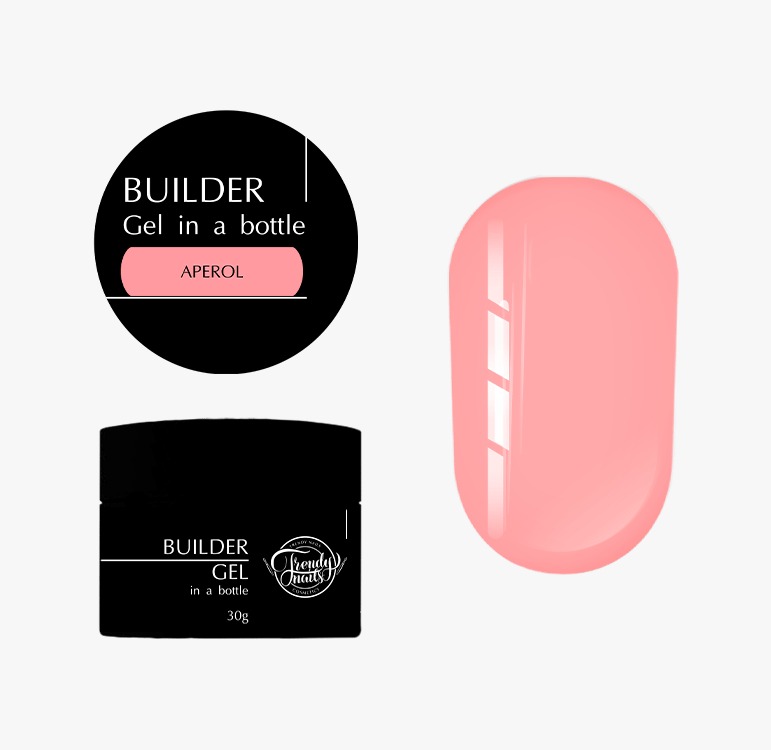 WhatsApp Image 2024-08-09 at 21.11.53 Builder Gel In A Bottle Aperol 30ml, Trendy Nails - imagine 1